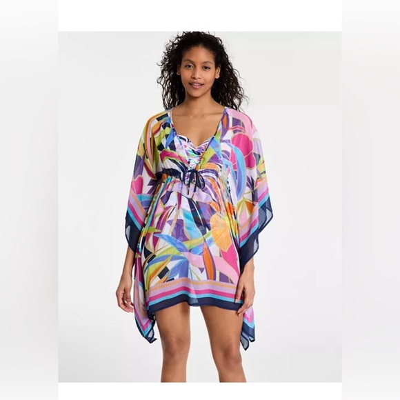 NWT Bleu Rod Beattie Women’s Living Color Swim Cover up Small - Picture 1 of 5